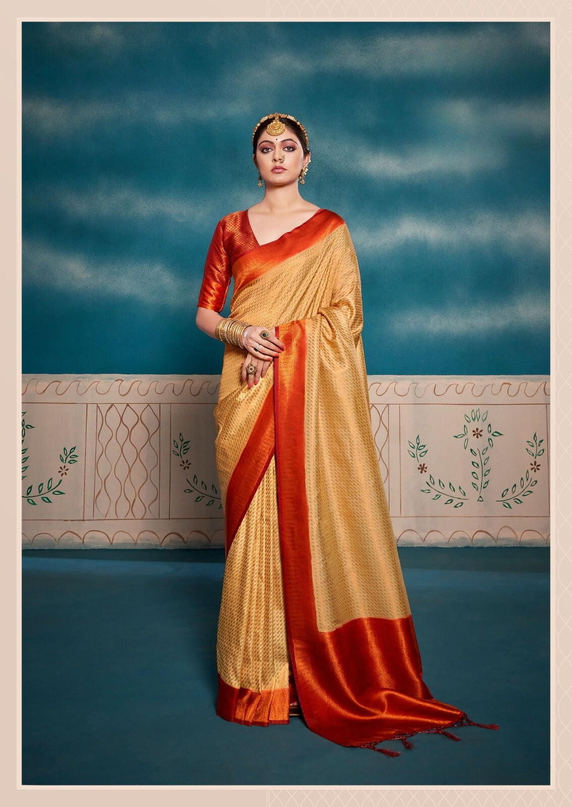 Yellow Soft Soft Kanjivaram Silk Saree